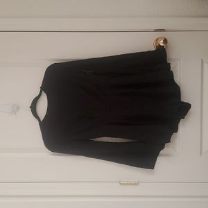 Black romper size S forever 21 bell sleeve